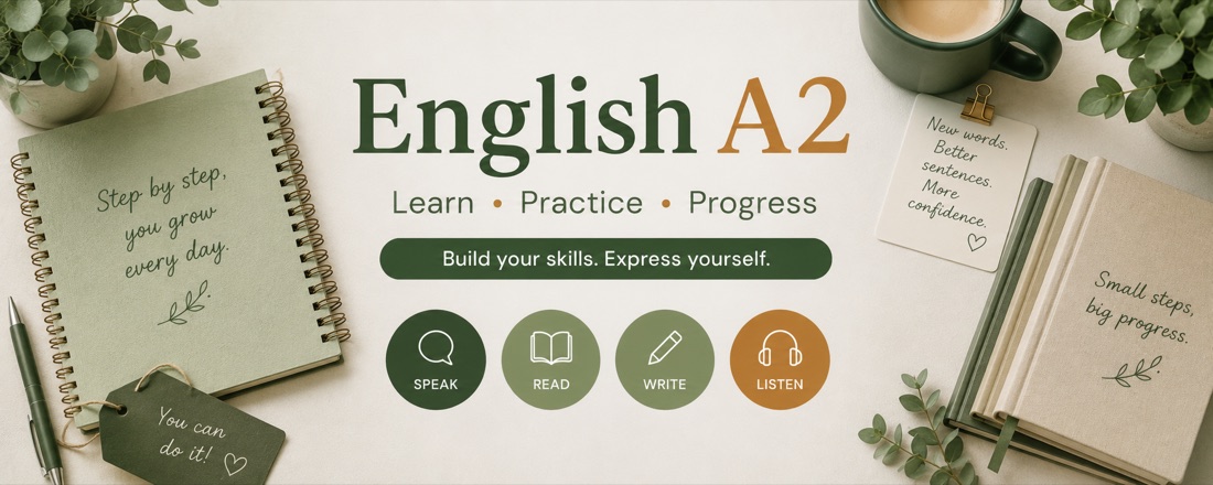 Cours d'anglais English A2