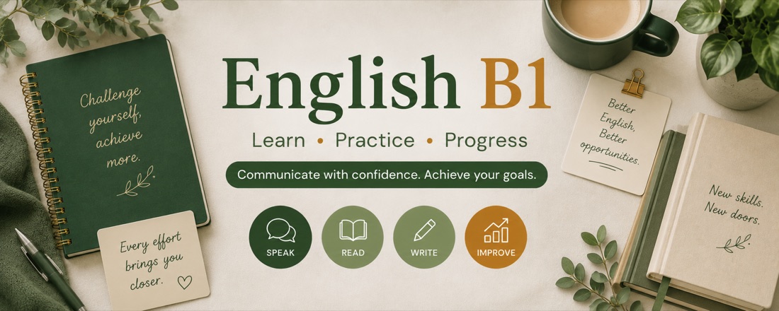 Cours d'anglais English B1